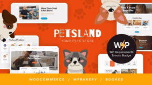 Pets Land (v1.2.7) Domestic Animals Shop & Veterinary WP Theme