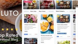 Pluto (v4.4.0) Personal Masonry Blog Theme for WordPress
