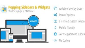 Popping Sidebars and Widgets for WordPress (v2.21)