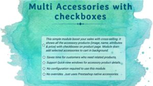 v2.1.1 Multi Accessories with Checkboxes [V1.7] Prestashop