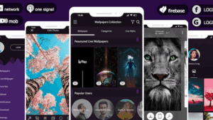 Pro 4K Wallpaper 2024 & Photo Editor System v5.0 AdMob & Facebook Bidding Ad & Push Notifications