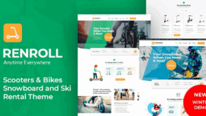Renroll (v7.1) Scooter & Bike Rentals Theme