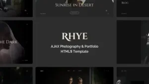 v1.8.0 Rhye AJAX Portfolio HTML5 Template