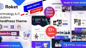 Roket v.1.4.0 Technology & IT Solutions WordPress Theme