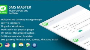 SMSmaster (v6.0) Multipurpose SMS Gateway for Wordpress