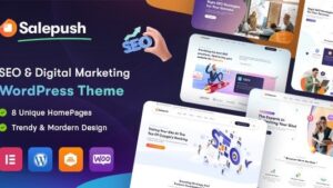 Salepush (v1.3) SEO & Digital Marketing WordPress Theme