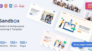 Sandbox (v3.4.1) Modern & Multipurpose Bootstrap 5 Template [Working]