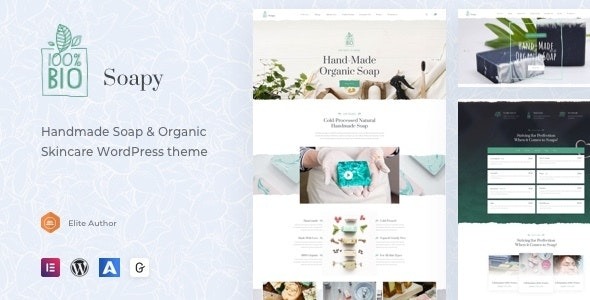 Soapy (v1.1.2) Handmade & Organic Skincare WordPress