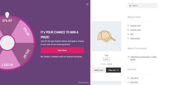 Spin Wheel For WooCommerce v1.8.0