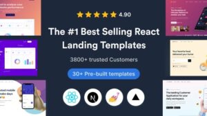 SuperProps (v13.0.6) React Landing Page Templates with Next JS & Gatsby JS