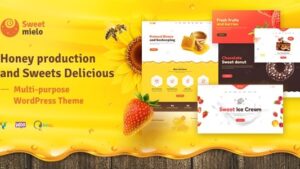 SweetMielo (v1.6.7) Honey Production and Sweets Delicious WordPress Theme
