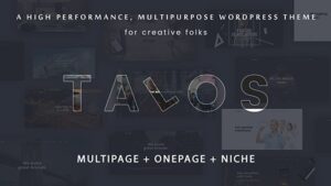 Talos (v1.3.9) Creative Multipurpose WordPress Theme