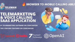 Teleman (v6.0.0) Telemarketing & VoIP Service SaaS Application