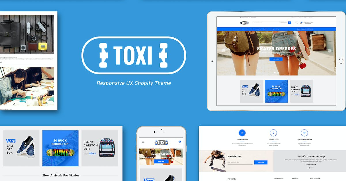 Toxi (v2.0.0) Responsive UX Shopify Theme