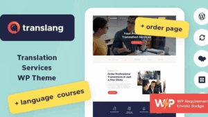 Translang (v1.1.16) Translation Services & Language Courses WordPress Theme