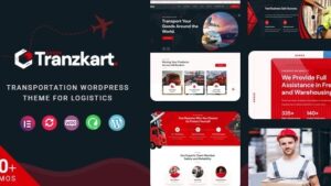 Tranzkart (v1.0.4) Transportation WordPress Theme for Logistics [Activated]