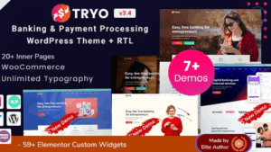 Fixed* Tryo (v3.4) Banking, Money Transfer & Currency Exchange WordPress Theme