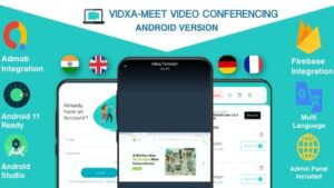 VIDXA MEET (v2.6) Free Video Conferencing & Audio Conferencing App | Zoom Clone (Android + Admin Panel)