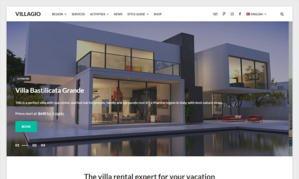 MotoPress Villagio (v2.2.0) Premium Real Estate WordPress Theme