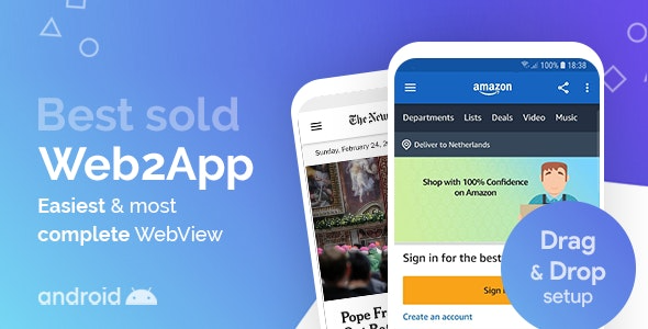 Web2App (v3.5) Quickest Feature-Rich Android Webview