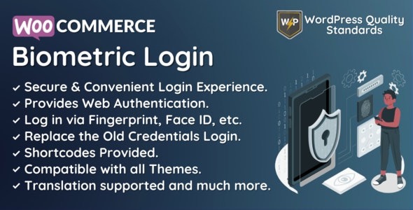 Fixed* WooCommerce Biometric Login (v1.0.3) Fingerprint | Web Authentication (WebAuthn)