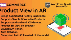 Fixed* WooCommerce Product View in AR v1.2.2 (Augmented Reality) | 3D Product View