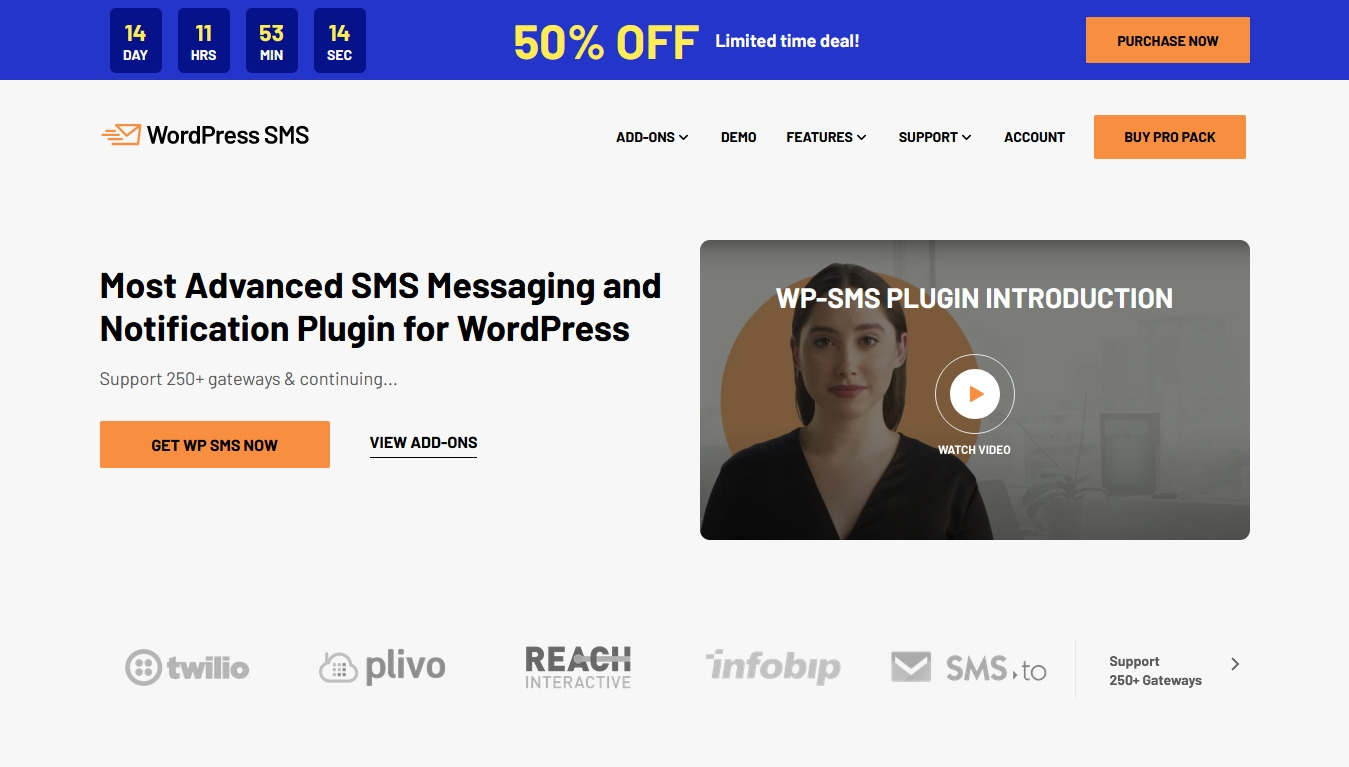 WordPress SMS Pro v4.2.5 - Free v6.4.1