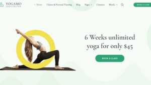 MotoPress Yogamo (v1.3.3) the Yoga WordPress Theme for Private and Group Sessions