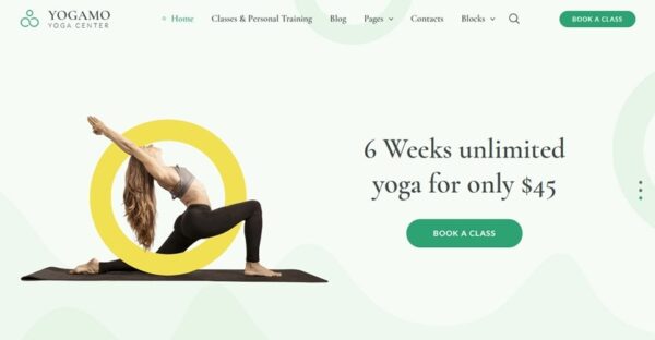 MotoPress Yogamo (v1.3.3) the Yoga WordPress Theme for Private and Group Sessions
