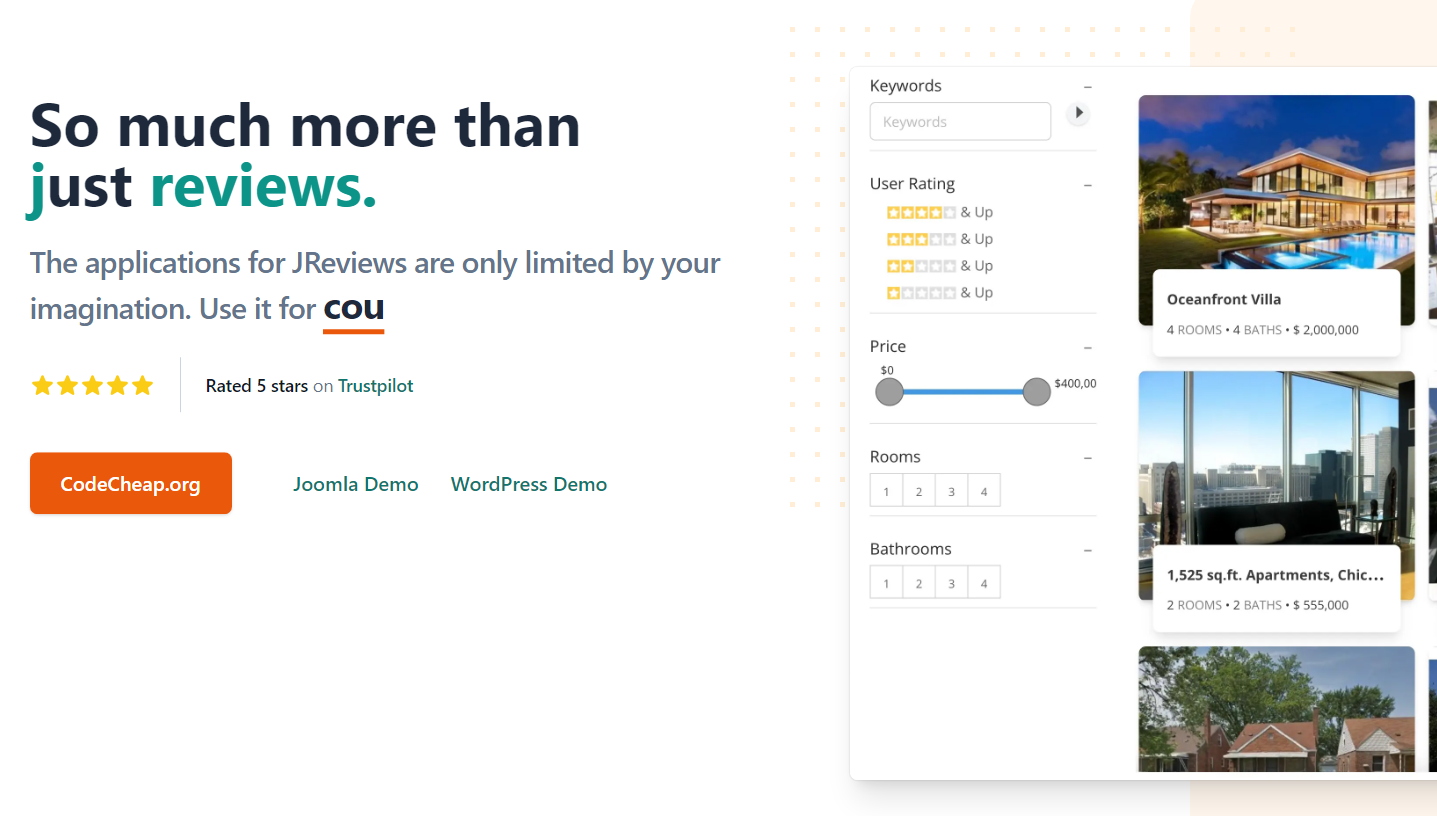JReviews (v5.0.4) WordPress directory and reviews plugin (+ IReview Theme)