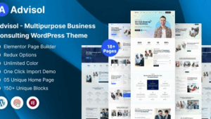 Advisol (v1.0) Business Consulting WordPress Theme