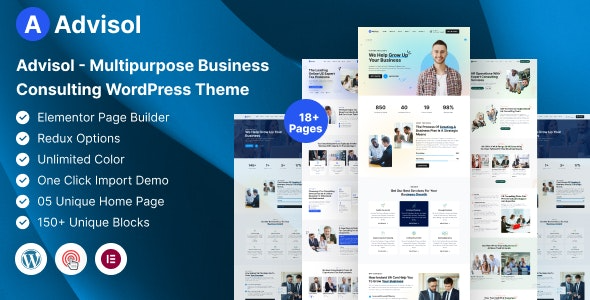Advisol (v1.0) Business Consulting WordPress Theme
