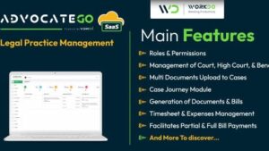 AdvocateGo SaaS v2.2 Legal Practice Management