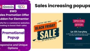 BWD Sales Promotion Offer Addon for Elementor v1.6