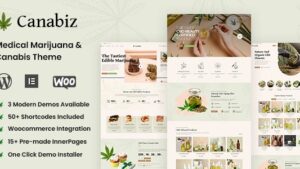 Canabiz v1.0.9 Weed Medical Marijuana, Cannabis Shop Theme