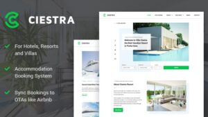 MotoPress Ciestra (v1.7.0) Professional WordPress Theme for Property Rental Website