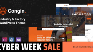 Congin (v1.1.5) Industry & Factory WordPress Theme