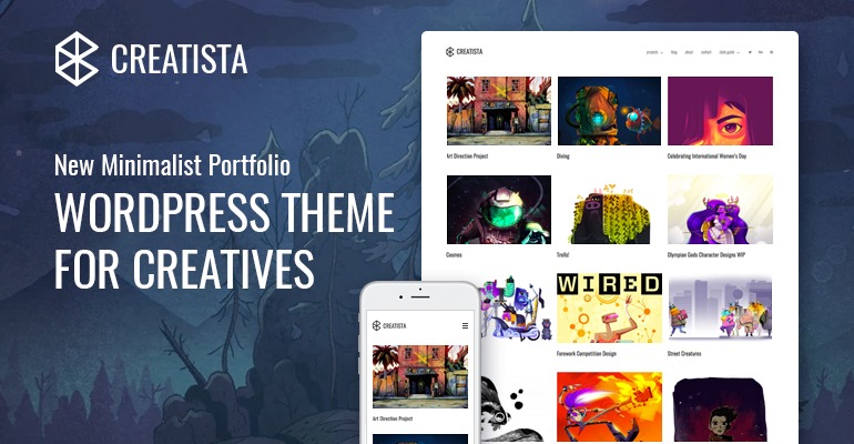 MotoPress Creatista (v1.1.2) Creative Portfolio WordPress Theme
