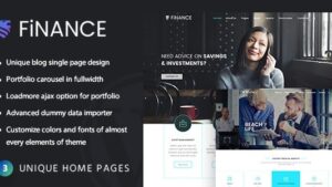 Finance Consultant v2.8 Consulting WordPress Theme