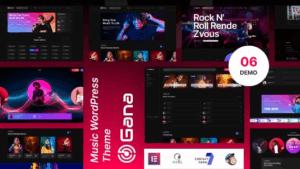 Gana (v1.0.3) Music and Event WordPress Theme