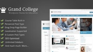 Grand College (v1.3.3) WordPress Theme For Education