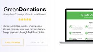 Green Donations v3.07 - Standalone Script - Accept and Manage Donations
