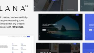 Lana v2.1 Creative Coming Soon Template