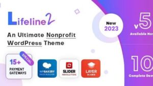 Lifeline 2 v6.9 An Ultimate Nonprofit WordPress Theme for Charity, Fundraising and NGO Organizations