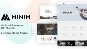 Minim v2.9 Minimal WordPress Theme
