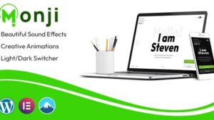 Monji v1.0 Personal Portfolio WordPress Theme
