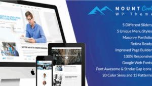 MountCool v3.2 Single Page Portfolio WordPress Theme