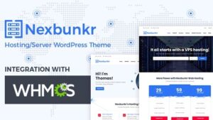 Nexbunker (v1.8) Hosting/Server WordPress Theme + WHMCS