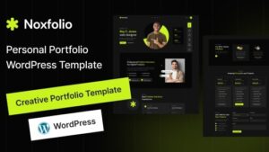 Noxfolio (v1.1.0) Personal Portfolio Resume WordPress Theme