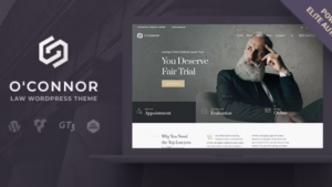 Oconnor (v1.7.7) Law, Lawyer & Attorney WordPress Theme